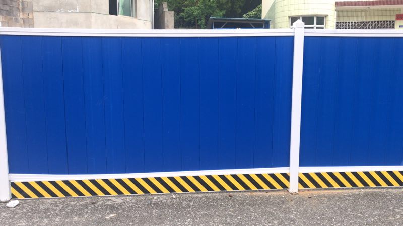 龙岩黄家湖工地围挡施工